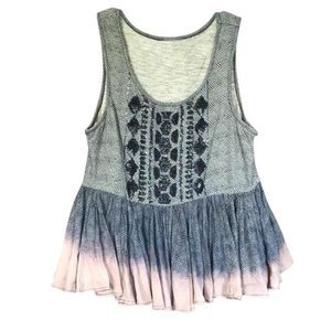 Anthropologie peplum top